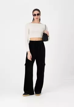 Брюки карго ONLCOSY STRAIGHT POCKETS PANT ONLY, черный