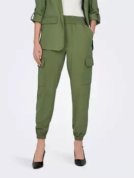 Брюки-карго ONLY Cargohose, зеленый