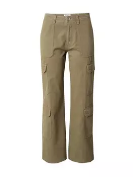 Брюки-карго ONLY Regular Cargo Pants MALFY, оливковый
