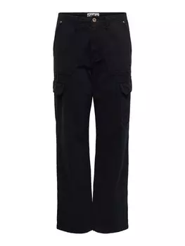 Брюки-карго ONLY Regular Cargo Pants Malfy, черный