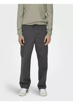 Брюки карго ONSSINUS BF CSCBO Only & Sons, серая полоска