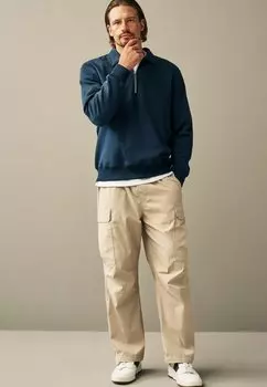Брюки карго PARACHUTE CARGO TROUSERS RELAXED FIT Next, бежевый