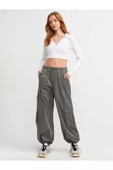 Брюки-карго Parachute-хаки Dilvin