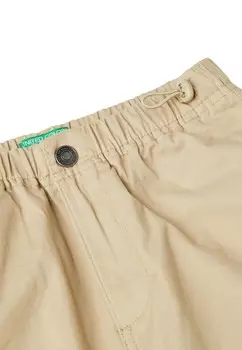 Брюки карго PARACHUTE STRETCH United Colors of Benetton, бежевый