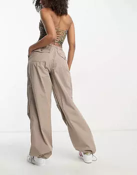 Брюки карго парашютного цвета ASOS DESIGN Tall