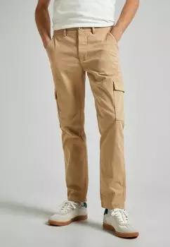 Брюки-карго Pepe Jeans, цвет khaki beige
