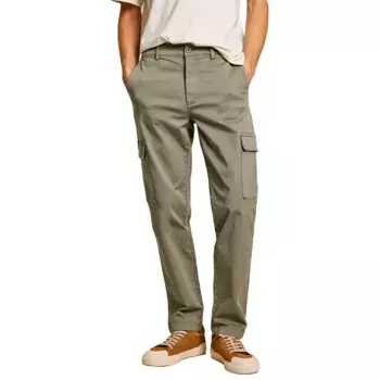 Брюки карго Pepe Jeans Slim Twill, зеленый