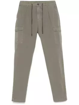 Брюки-карго Peserico из хлопка, зеленый