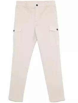 Брюки-карго Peserico из твила, серый