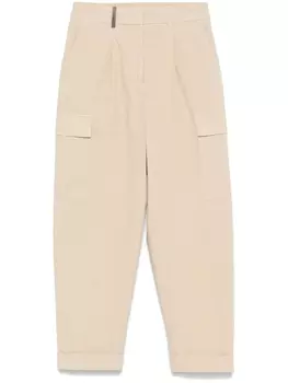 Брюки карго Peserico, нейтральный