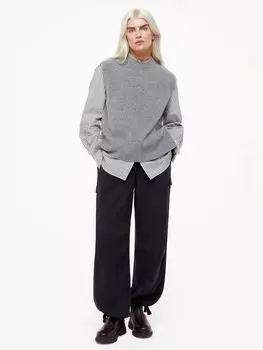 Брюки-карго Petite Grace Luxe Whistles, темно-синий