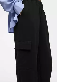 Брюки карго Pieces, черный