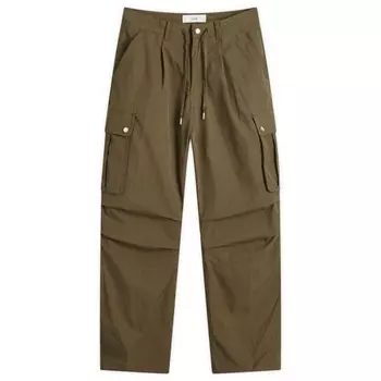 Брюки карго полуширокие Dunst, хаки