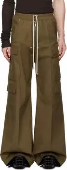 Брюки-карго Porterville Cargobelas цвета хаки Rick Owens, Bean