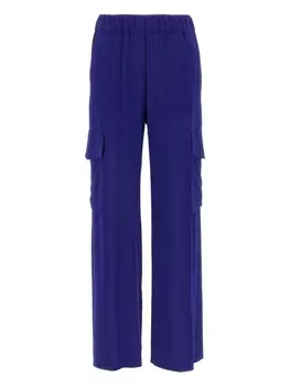 Брюки карго прямого кроя Alberto Biani, синий