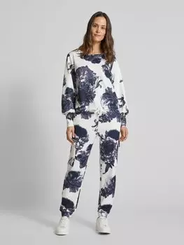 Брюки-карго прямого кроя с завязками на шнурке monari