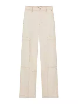 Брюки карго Pull&Bear, белый