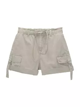 Брюки карго Pull&Bear, цвет Stone