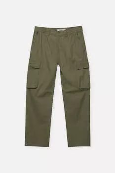 Брюки карго Pull & Bear, хаки
