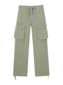 Брюки-карго Pull&Bear Loose fit Cargo Pants, хаки