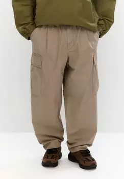 Брюки карго PULL&BEAR, охра