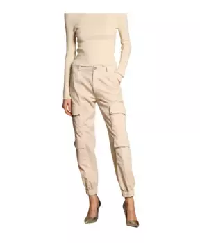 Брюки Карго пышного кроя из габардина. Mason'S, бежевый
