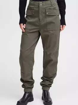 Брюки-Карго pzdrew Pulz Jeans, зеленый