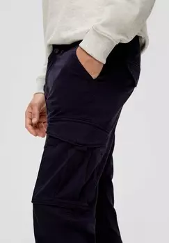 Брюки карго QS, темно-синий