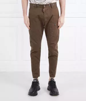 Брюки-Карго рабочие боевые Regular fit Dsquared2, коричневый