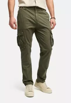 Брюки карго RAMEN INDICODE JEANS, темно-зеленый