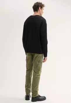 Брюки карго REGULAR TOM TAILOR DENIM, оливковый