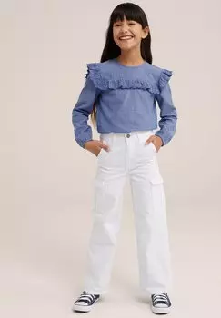 Брюки-карго Ridge WE Fashion, белый