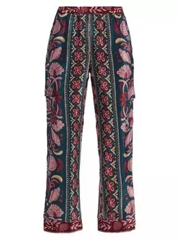 Брюки-карго с гобеленом Seashell Farm Rio