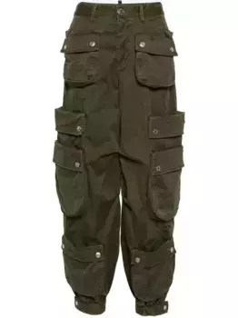 Брюки карго с карманами DSQUARED2, зеленый