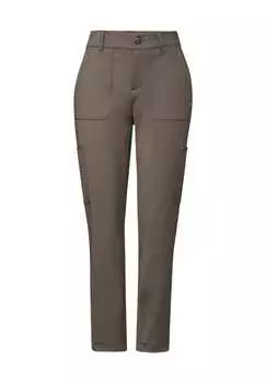 Брюки-Карго с карманами на штанинах Street One, коричневый