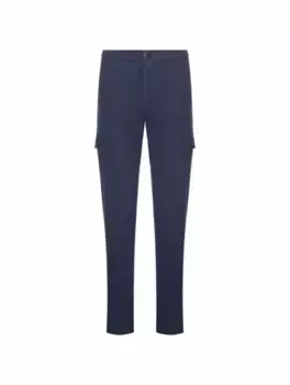 Брюки карго с кулиской Kiton, тёмно-синий