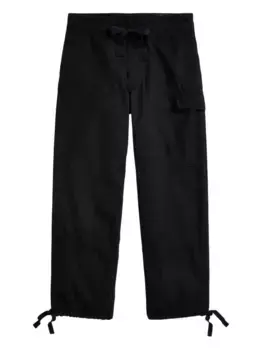 Брюки карго с кулиской POLO RALPH LAUREN, черный