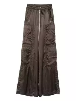 Брюки карго с кулиской Rick Owens, коричневый