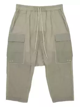 Брюки карго с кулиской Rick Owens, нейтральный