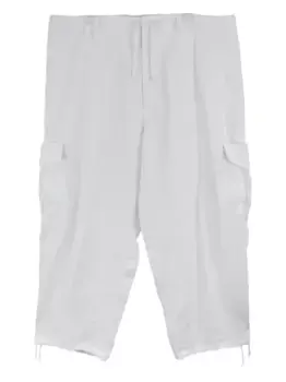 Брюки карго с кулиской Y's, белый