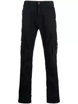 Брюки карго с логотипом Compass Stone Island, синий