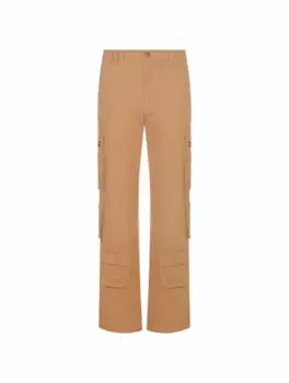 Брюки карго с логотипом Dolce&Gabbana, коричневый