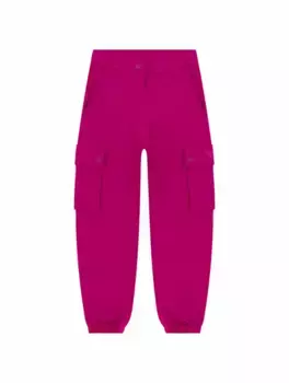 Брюки карго с логотипом EMPORIO ARMANI, розовый