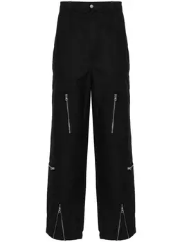 Брюки карго с молниями Stssy, черный