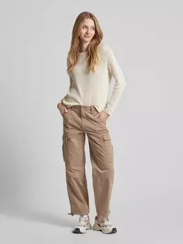 Брюки карго с накладными карманами Silver Jeans, серо-коричневый