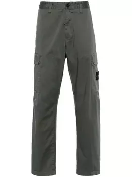 Брюки карго с нашивкой Compass Stone Island, серый