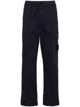 Брюки карго с нашивкой Compass Stone Island, синий