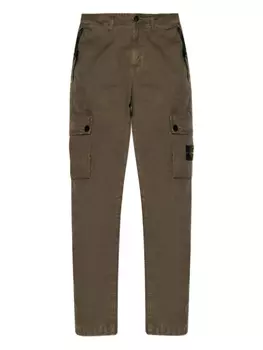 Брюки-карго с нашивкой в виде компаса Stone Island, зеленый