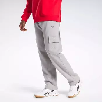 Брюки-карго с открытым подолом Identity Reebok, серый