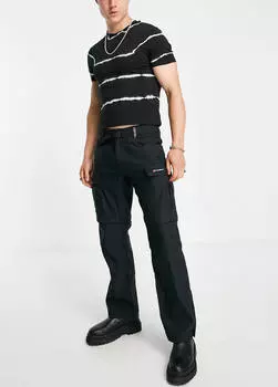 Брюки-карго с отстегивающимися штанинами Berghaus Dean Street Dolpa Unisex, черный/мультиколор